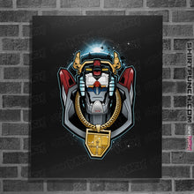 Load image into Gallery viewer, Shirts Posters / 4"x6" / Black Defender Drip