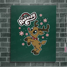 Load image into Gallery viewer, Daily_Deal_Shirts Posters / 4"x6" / Forest My Little Rudolph