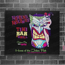 Load image into Gallery viewer, Daily_Deal_Shirts Posters / 4"x6" / Black Harley's Hideaway