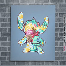 Load image into Gallery viewer, Shirts Posters / 4"x6" / Powder Blue Magical Silhouettes - Stitch