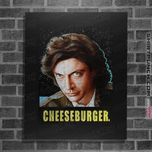 Load image into Gallery viewer, Shirts Posters / 4"x6" / Black Cheeseburger