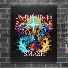 Load image into Gallery viewer, Shirts Posters / 4"x6" / Black US Smash