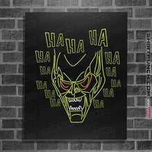 Load image into Gallery viewer, Shirts Posters / 4"x6" / Black Neon Green Goblin