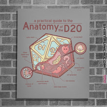 Load image into Gallery viewer, Shirts Posters / 4"x6" / Sports Grey Anatomy Of The D20
