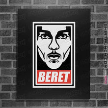 Load image into Gallery viewer, Shirts Posters / 4"x6" / Black Beret