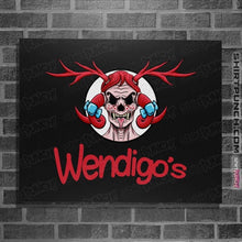 Load image into Gallery viewer, Shirts Posters / 4"x6" / Black Wendigo's