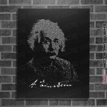 Load image into Gallery viewer, Shirts Posters / 4"x6" / Black Einstein