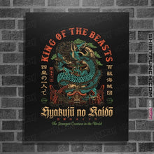 Load image into Gallery viewer, Daily_Deal_Shirts Posters / 4"x6" / Black Hyakuju no Kaido