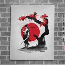 Load image into Gallery viewer, Shirts Posters / 4"x6" / White Swordsman Pirate