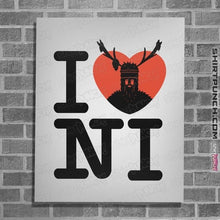 Load image into Gallery viewer, Shirts Posters / 4"x6" / White I Love Ni