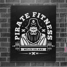 Load image into Gallery viewer, Shirts Posters / 4"x6" / Black Pirate Fitness