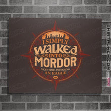 Load image into Gallery viewer, Shirts Posters / 4"x6" / Dark Chocolate I Simply Walked