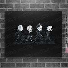 Load image into Gallery viewer, Shirts Posters / 4"x6" / Black Black Scrawny Road