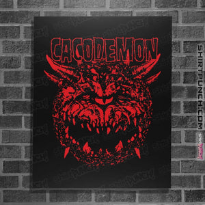 Shirts Posters / 4"x6" / Black Cacodemon