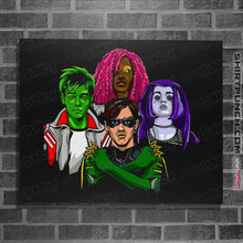 Load image into Gallery viewer, Shirts Posters / 4"x6" / Black Bohemian Titans