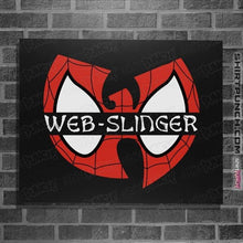 Load image into Gallery viewer, Daily_Deal_Shirts Posters / 4"x6" / Black Web Slinger Clan