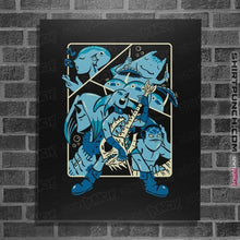 Load image into Gallery viewer, Daily_Deal_Shirts Posters / 4"x6" / Black Underwater Jam
