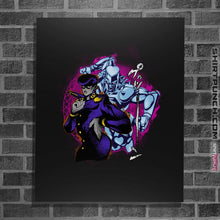 Load image into Gallery viewer, Shirts Posters / 4"x6" / Black Attack Of Josuke