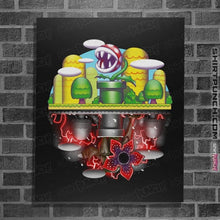 Load image into Gallery viewer, Daily_Deal_Shirts Posters / 4"x6" / Black Plant Upside Down