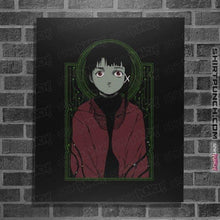 Load image into Gallery viewer, Secret_Shirts Posters / 4"x6" / Black Serial Experiment