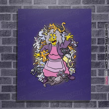 Load image into Gallery viewer, Secret_Shirts Posters / 4"x6" / Violet Ameri-cat Beauty