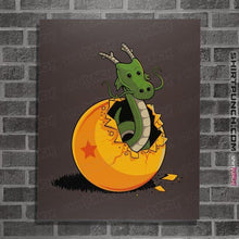 Load image into Gallery viewer, Shirts Posters / 4"x6" / Dark Chocolate Dragon Egg
