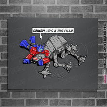 Load image into Gallery viewer, Secret_Shirts Posters / 4"x6" / Charcoal Prime Hunter!