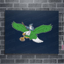 Load image into Gallery viewer, Daily_Deal_Shirts Posters / 4"x6" / Navy Philly Fantasy