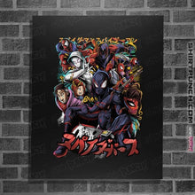 Load image into Gallery viewer, Last_Chance_Shirts Posters / 4"x6" / Black Spider In A Spiderverse