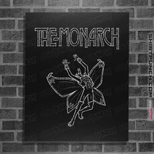 Load image into Gallery viewer, Shirts Posters / 4"x6" / Black The Monarch