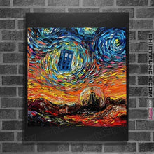 Load image into Gallery viewer, Shirts Posters / 4"x6" / Black Van Gogh Never Saw Gallifrey