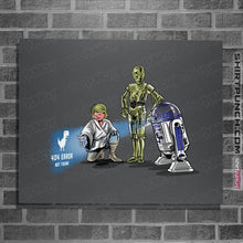 Load image into Gallery viewer, Secret_Shirts Posters / 4"x6" / Charcoal Hope Offline