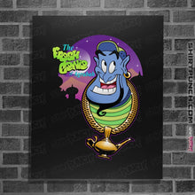Load image into Gallery viewer, Shirts Posters / 4"x6" / Black Fresh Genie Of Agrabah
