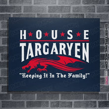 Load image into Gallery viewer, Daily_Deal_Shirts Posters / 4"x6" / Navy House Targaryen