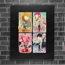 Load image into Gallery viewer, Shirts Posters / 4"x6" / Black Public Devil Hunter