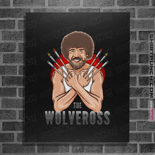Load image into Gallery viewer, Daily_Deal_Shirts Posters / 4"x6" / Black The Wolveross