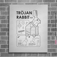 Load image into Gallery viewer, Secret_Shirts Posters / 4"x6" / White The Trojan Rabbit