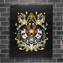 Load image into Gallery viewer, Shirts Posters / 4"x6" / Black Black Mage Hero