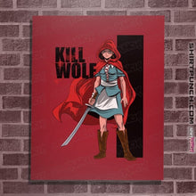 Load image into Gallery viewer, Secret_Shirts Posters / 4"x6" / Red Kill Wolf