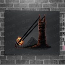 Load image into Gallery viewer, Shirts Posters / 4"x6" / Dark Heather Dark Slingshot
