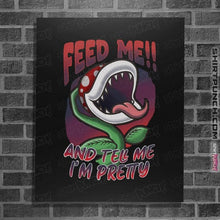 Load image into Gallery viewer, Secret_Shirts Posters / 4"x6" / Black Piranha