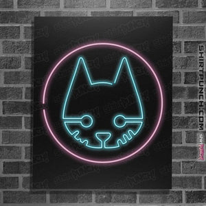 Daily_Deal_Shirts Posters / 4"x6" / Black Neon Stray