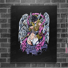Load image into Gallery viewer, Secret_Shirts Posters / 4"x6" / Black Battle Angewomon
