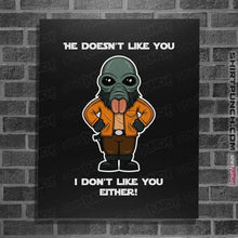 Load image into Gallery viewer, Daily_Deal_Shirts Posters / 4"x6" / Black He Doesn't Like You