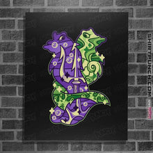 Load image into Gallery viewer, Shirts Posters / 4"x6" / Black Magical Silhouettes - Flotsam and Jetsam