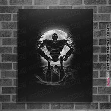 Load image into Gallery viewer, Shirts Posters / 4"x6" / Black Moonlight Giant