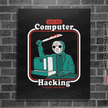Load image into Gallery viewer, Shirts Posters / 4&quot;x6&quot; / Black Hacking For Beginners
