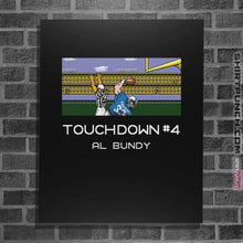 Load image into Gallery viewer, Shirts Posters / 4"x6" / Black Tecmo Bundy