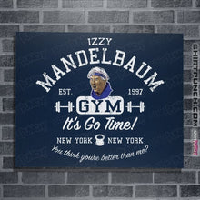 Load image into Gallery viewer, Secret_Shirts Posters / 4"x6" / Navy Mandelbaum Gym