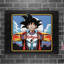 Load image into Gallery viewer, Shirts Posters / 4"x6" / Black Teen Oozaru